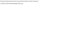 Tablet Screenshot of belajarexcel.com